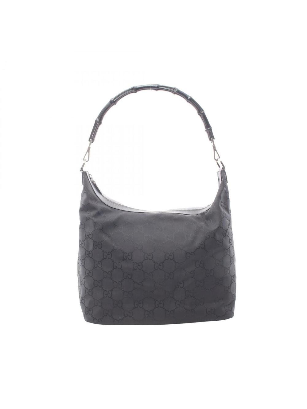 Gucci Bamboo Gg Nylon Shoulder Bag #358692G36B